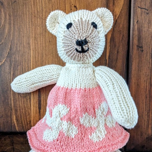 Meet Rosette - Hand made Tricot baby birthday gift 13 inches - Picture 2 of 3